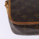 LOUIS VUITTON Monogram Gibeciere PM Shoulder Bag M42248 LV Auth gh796-16