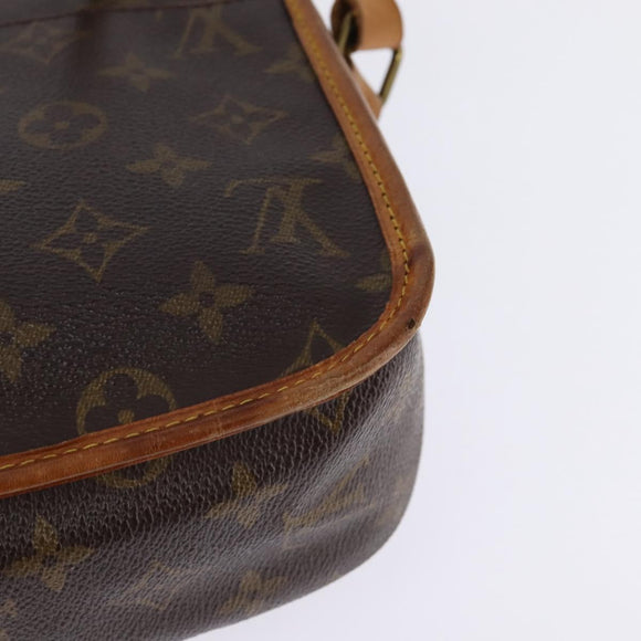 LOUIS VUITTON Monogram Gibeciere PM Shoulder Bag M42248 LV Auth gh796