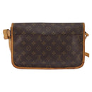 LOUIS VUITTON Monogram Gibeciere PM Schoudertas M42248 LV Auth gh796-2