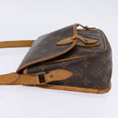 LOUIS VUITTON Monogram Gibeciere PM Shoulder Bag M42248 LV Auth gh796-3