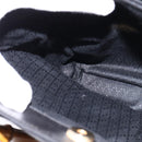 GUCCI Bamboo Hand Bag Leather Outlet Gold Black 002 8260 Auth gh808-17