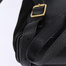 GUCCI Bamboo Backpack Suede Leather Black Gold 003 1705 0030 Auth gh811-14