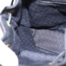 GUCCI Bamboo Backpack Suede Leather Black Gold 003 1705 0030 Auth gh811-20