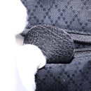 GUCCI Bamboo Backpack Suede Leather Black Gold 003 1705 0030 Auth gh811-22