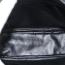 Salvatore Ferragamo Vala Shoulder Bag Enamel Black Gold Auth gh815-11