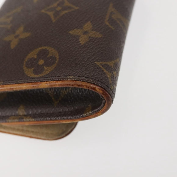 LOUIS VUITTON Monogram Pochette Twin PM Shoulder Bag M51854 LV Auth gh816