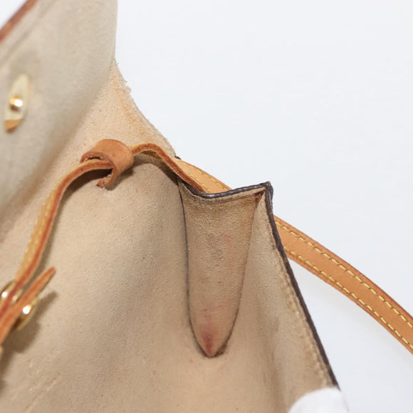 LOUIS VUITTON Monogram Pochette Twin PM Shoulder Bag M51854 LV Auth gh816