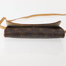 LOUIS VUITTON Monogram Pochette Twin PM Shoulder Bag M51854 LV Auth gh816-5