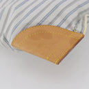 LOUIS VUITTON Tangier Tote Bag Nylon White M40024 LV Auth gh818-9