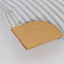 LOUIS VUITTON Tangier Tote Bag Nylon White M40024 LV Auth gh818-16