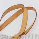 LOUIS VUITTON Tangier Tote Bag Nylon White M40024 LV Auth gh818-8