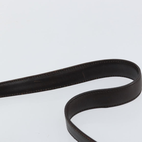 PRADA Shoulder Bag Nylon Khaki Silver Auth gh819