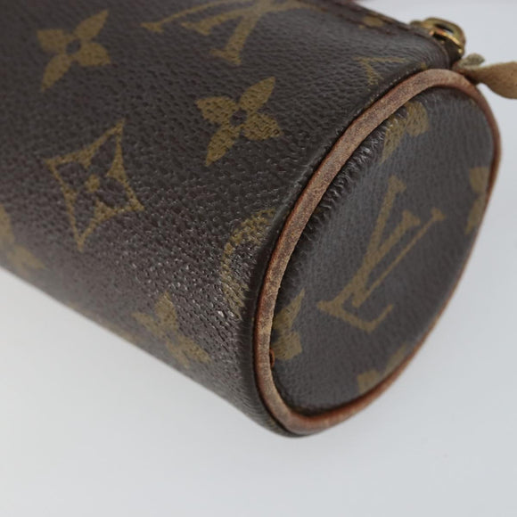LOUIS VUITTON Monogram Papillon Pouch LV Auth gh823