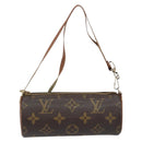 LOUIS VUITTON Monogram Papillon Pouch LV Auth gh823-13