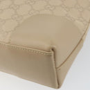 GUCCI GG Canvas Shoulder Bag Beige Gold 33900 Auth gh831-15