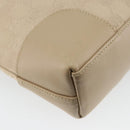 GUCCI GG Canvas Shoulder Bag Beige Gold 33900 Auth gh831-16