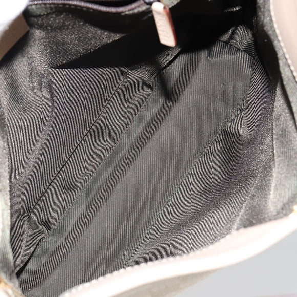 GUCCI GG Canvas Shoulder Bag Beige Gold 33900 Auth gh831