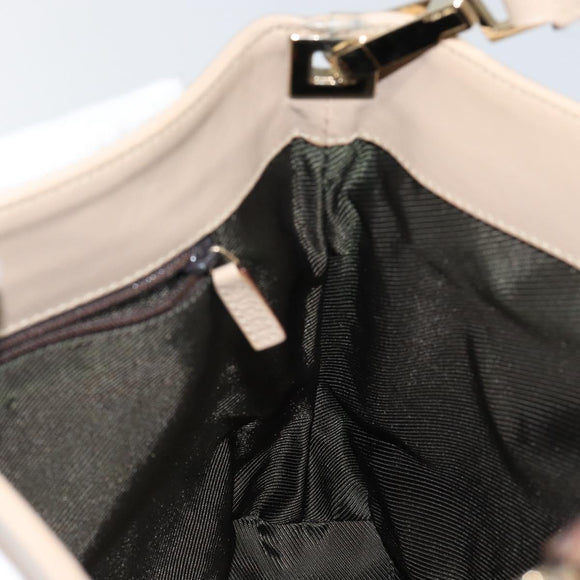 GUCCI GG Canvas Shoulder Bag Beige Gold 33900 Auth gh831