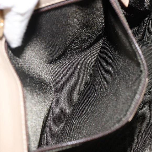 GUCCI GG Canvas Shoulder Bag Beige Gold 33900 Auth gh831