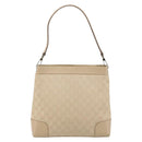 GUCCI GG Canvas Shoulder Bag Beige Gold 33900 Auth gh831-2