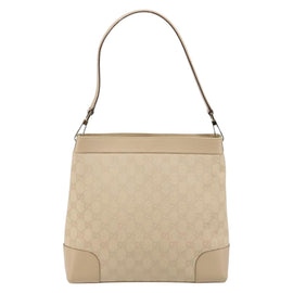 GUCCI GG Canvas Shoulder Bag Beige Gold 33900 Auth gh831 - 0