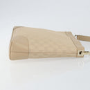 GUCCI GG Canvas Shoulder Bag Beige Gold 33900 Auth gh831-3