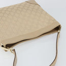 GUCCI GG Canvas Shoulder Bag Beige Gold 33900 Auth gh831-6