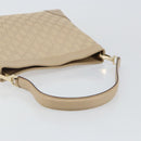 GUCCI GG Canvas Shoulder Bag Beige Gold 33900 Auth gh831-7