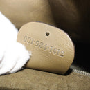 GUCCI Shoulder Bag Leather Khaki Gold Auth gh834-21