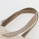 CHANEL New Travel Line Tote Bag Nylon Beige Gold CC Auth gh841-8