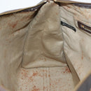 Christian Dior Trotter Canvas Boston Bag Brown Auth gh842-17