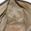 Christian Dior Trotter Canvas Boston Bag Brown Auth gh842-18