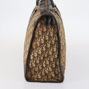 Christian Dior Trotter Canvas Boston Bag Brown Auth gh842-3