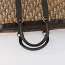 Christian Dior Trotter Canvas Boston Bag Brown Auth gh842-7