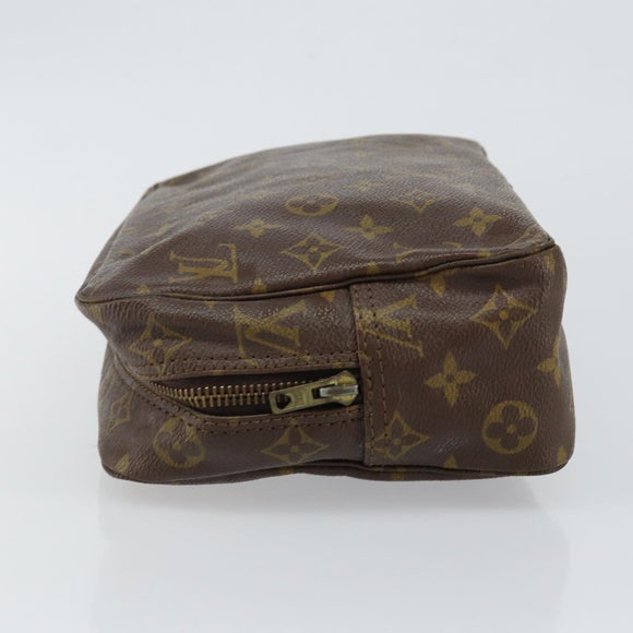LOUIS VUITTON Monogram Trousse Toilette 28 Clutch Bag Vintage M47522 Auth gh846