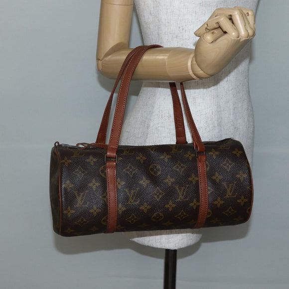 LOUIS VUITTON Monogram Papillon 30 Hand Bag Vintage M51385 LV Auth gh847