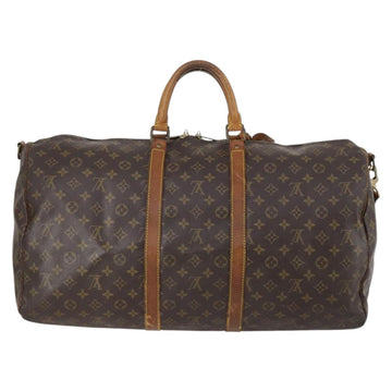 LOUIS VUITTON Monogram Keepall Bandouliere 55 Boston Bag M41414 LV Auth gh851 - 0