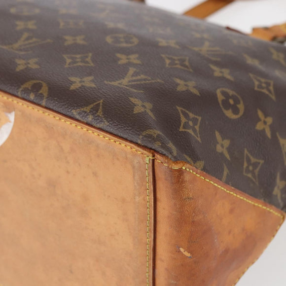 LOUIS VUITTON Monogram Cabas Mezzo Tote Bag M51151 LV Auth gh852
