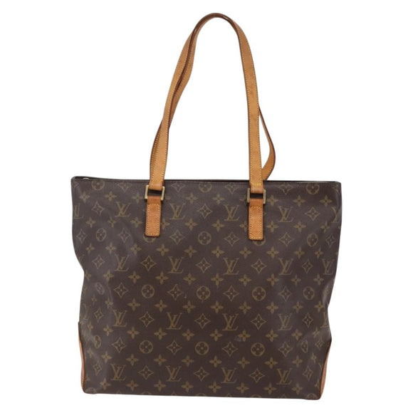 LOUIS VUITTON Monogram Cabas Mezzo Tote Bag M51151 LV Auth gh852