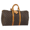 LOUIS VUITTON Monogram Keepall 50 Boston Bag M41426 LV Auth gh855-1