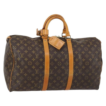 LOUIS VUITTON Monogram Keepall 50 Boston Bag M41426 LV Auth gh855