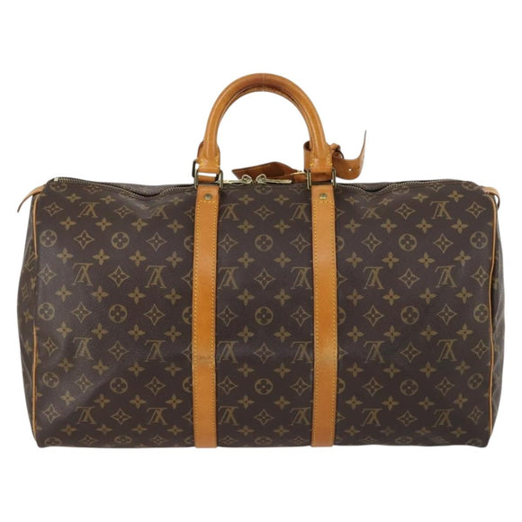 LOUIS VUITTON Monogram Keepall 50 Boston Bag M41426 LV Auth gh855
