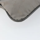 PRADA Sports Shoulder Bag Nylon Gray CC Auth gh866-14