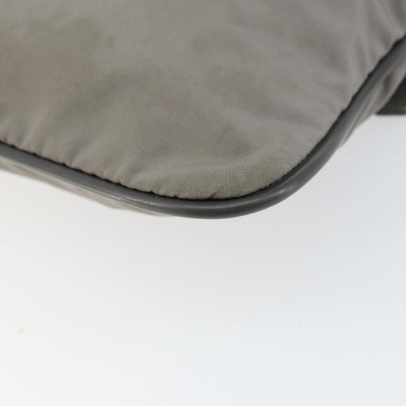 PRADA Sports Shoulder Bag Nylon Gray CC Auth gh866