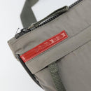 PRADA Sports Shoulder Bag Nylon Gray CC Auth gh866-17