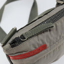 PRADA Sports Shoulder Bag Nylon Gray CC Auth gh866-10