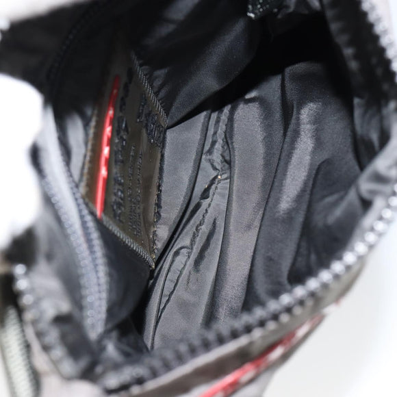PRADA Sports Shoulder Bag Nylon Gray CC Auth gh866