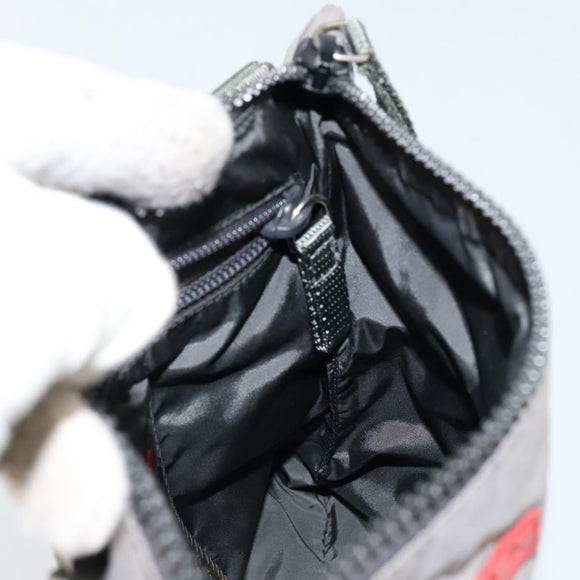 PRADA Sports Shoulder Bag Nylon Gray CC Auth gh866