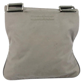 PRADA Sports Shoulder Bag Nylon Gray CC Auth gh866 - 0