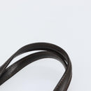 FENDI Hand Bag Leather Brown Gold Auth gh869-8